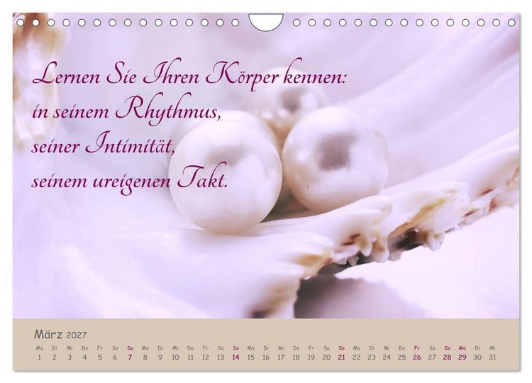 Produktbild: Innere Perlen (Wandkalender 2027 DIN A4 quer), CALVENDO Monatskalender