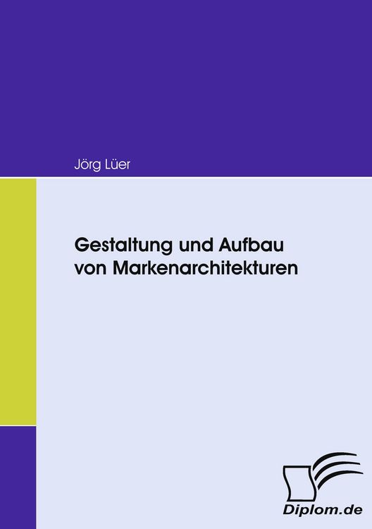 Produktbild: Gestaltung und Aufbau von Markenarchitekturen