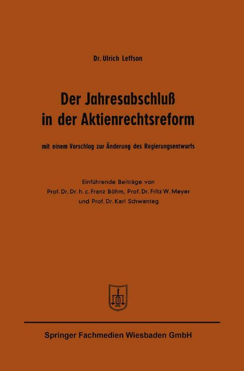 Produktbild: Der Jahresabschlu&szlig; in der Aktienrechtsreform
