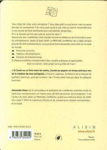 Produktbild: Livementor : le carnet : faites de votre projet une r&eacute;alit&eacute;