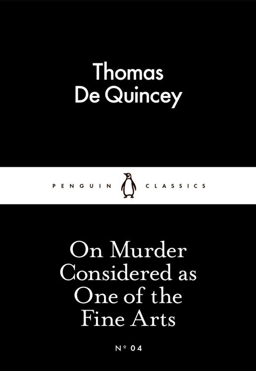 Produktbild: On Murder Considered as One of the Fine Arts