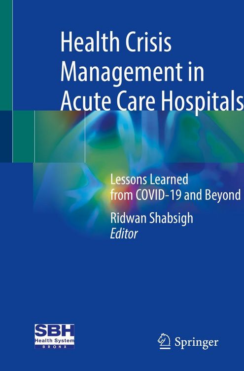Produktbild: Health Crisis Management in Acute Care Hospitals