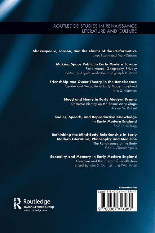 Produktbild: Sexuality and Memory in Early Modern England