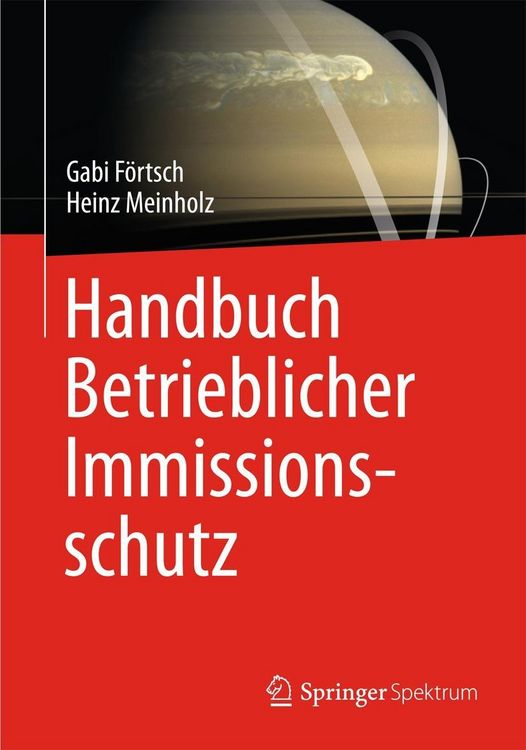 Produktbild: Handbuch Betrieblicher Immissionsschutz