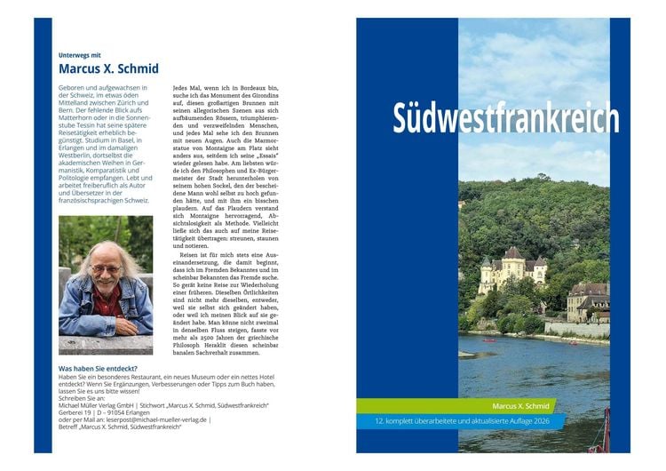 Produktbild: MICHAEL M&Uuml;LLER Reisef&uuml;hrer S&uuml;dwestfrankreich