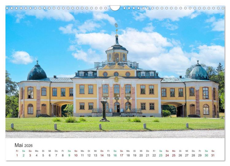 Produktbild: Schl&ouml;sser - Bauwerke der Vergangenheit (Wandkalender 2026 DIN A3 quer), CALVENDO Monatskalender