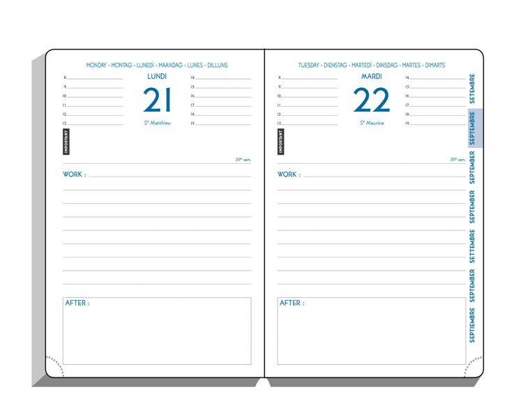 Produktbild: Work & After  Sch&uuml;lerkalender 2021/22