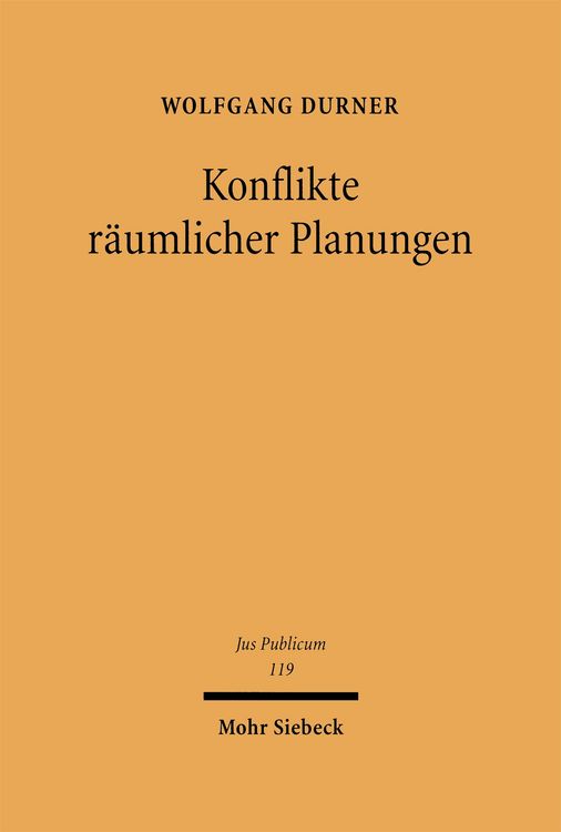 Produktbild: Konflikte r&auml;umlicher Planungen
