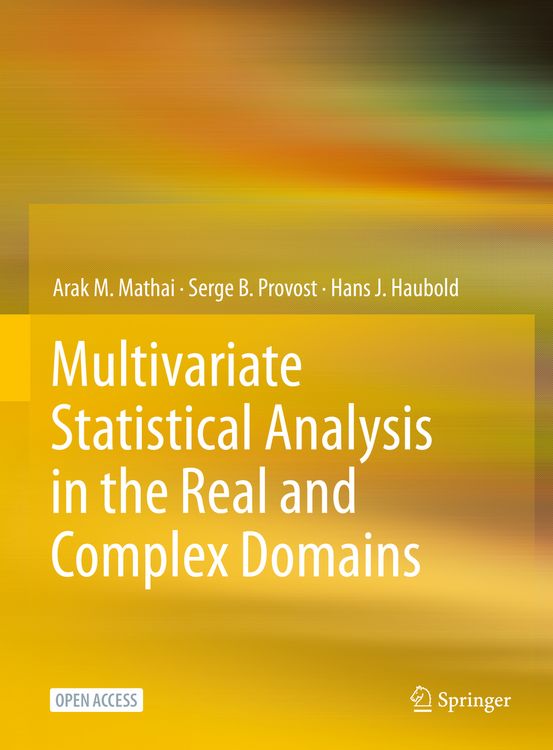 Produktbild: Multivariate Statistical Analysis in the Real and Complex Domains