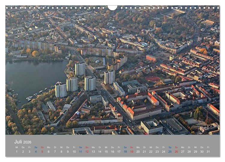 Produktbild: Potsdam von Oben (Wandkalender 2026 DIN A3 quer), CALVENDO Monatskalender