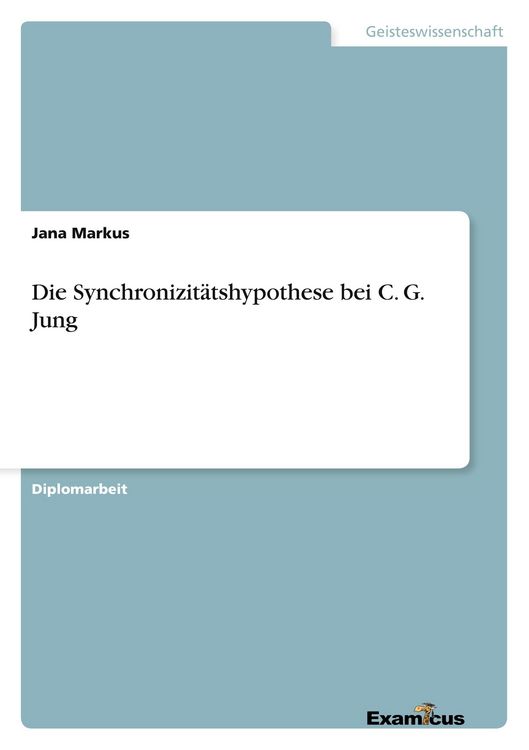 Produktbild: Die Synchronizit&auml;tshypothese bei C. G. Jung