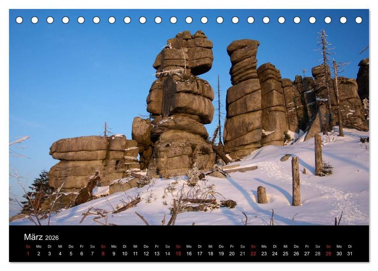 Produktbild: Bayerischer Wald - der Osten Bayerns (Tischkalender 2026 DIN A5 quer), CALVENDO Monatskalender