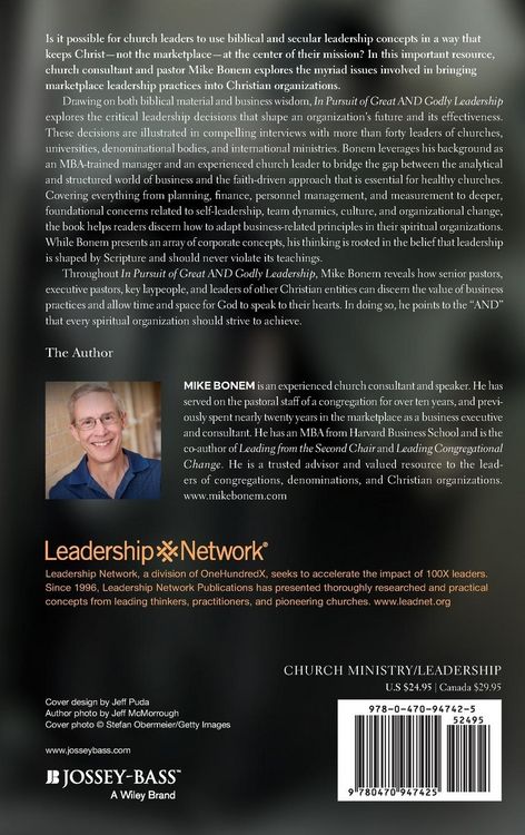 Produktbild: In Pursuit of Great and Godly Leadership