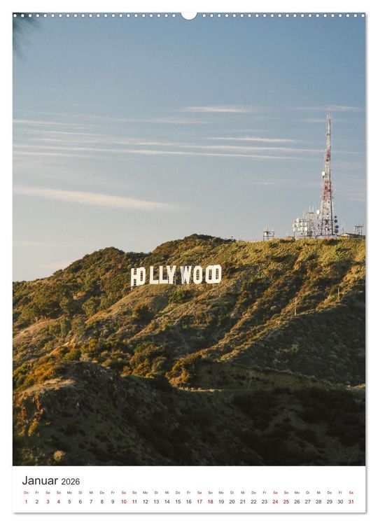 Produktbild: Los Angeles - Eine spannende Reise nach Kalifornien. (Wandkalender 2026 DIN A2 hoch), CALVENDO Monatskalender