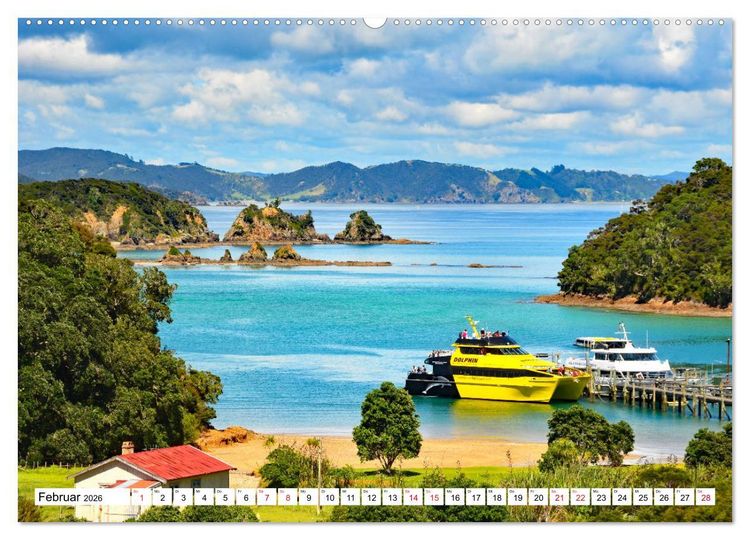 Produktbild: Neuseeland Nordinsel - faszinierende Orte am anderen Ende der Welt (Wandkalender 2026 DIN A2 quer), CALVENDO Monatskalender