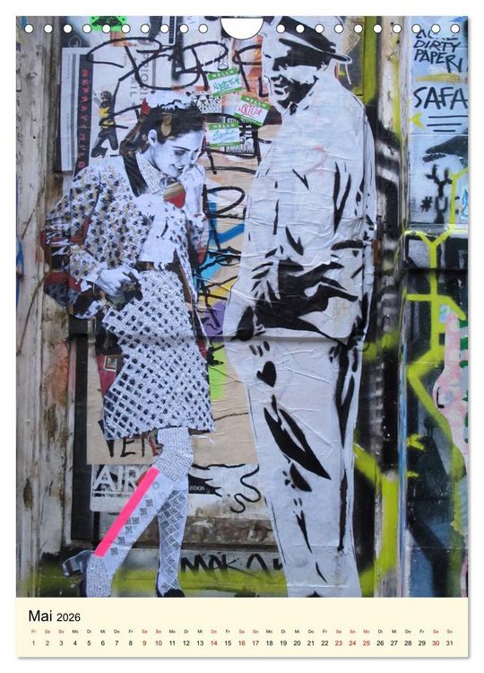 Produktbild: StreetArt London (Wandkalender 2026 DIN A4 hoch), CALVENDO Monatskalender