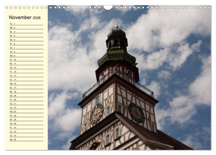 Produktbild: Stadtbummel durch Kirchheim unter Teck (Wandkalender 2026 DIN A3 quer), CALVENDO Monatskalender