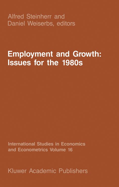 Produktbild: Employment and Growth: Issues for the 1980s