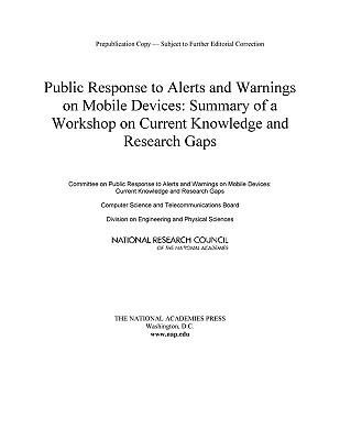 Produktbild: Public Response to Alerts and Warnings on Mobile Devices