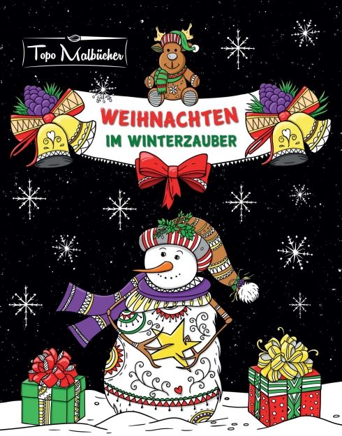 Produktbild: Malbuch f&uuml;r Erwachsene Weihnachten im Winterzauber: Zauberhaftes Ausmalbuch zum Entspannen im Herbst, Winter & zu Weihnachten