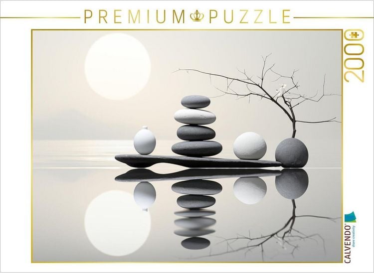 Produktbild: CALVENDO Puzzle Gleichgewicht - Zen | 2000 Teile Lege-Gr&ouml;&szlig;e 90x67cm Foto-Puzzle f&uuml;r gl&uuml;ckliche Stunden