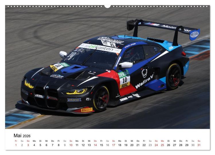 Produktbild: GT Masters (hochwertiger Premium Wandkalender 2026 DIN A2 quer), Kunstdruck in Hochglanz