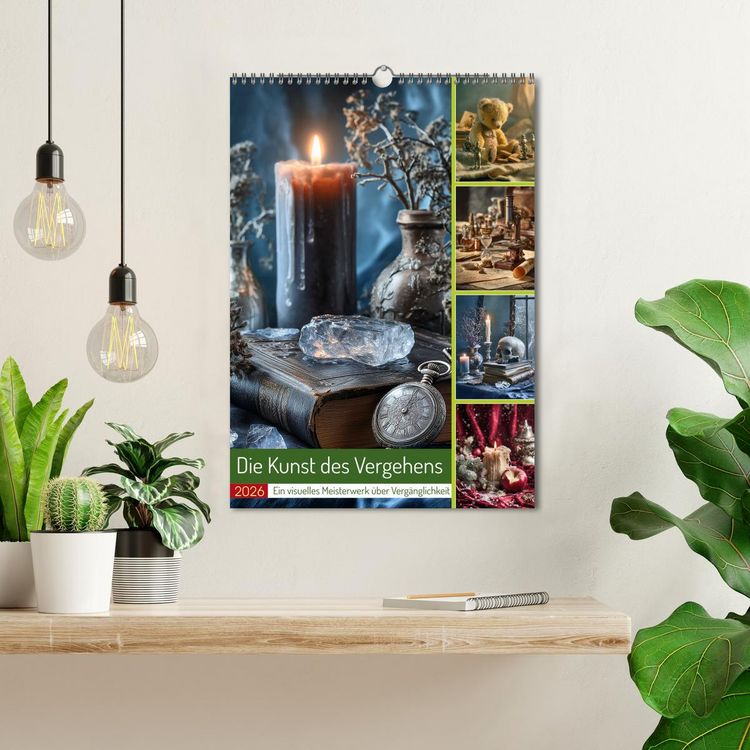 Produktbild: Die Kunst des Vergehens (Wandkalender 2026 DIN A3 hoch), CALVENDO Monatskalender