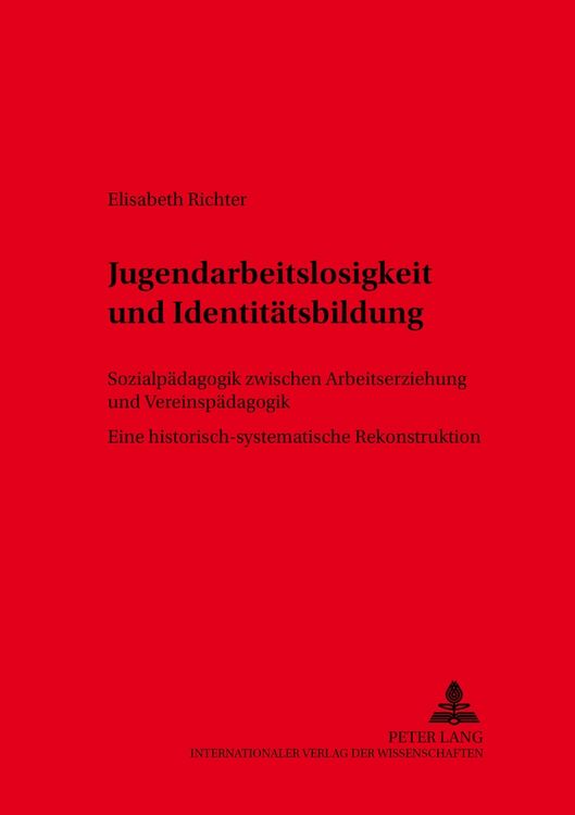 Produktbild: Jugendarbeitslosigkeit und Identit&auml;tsbildung