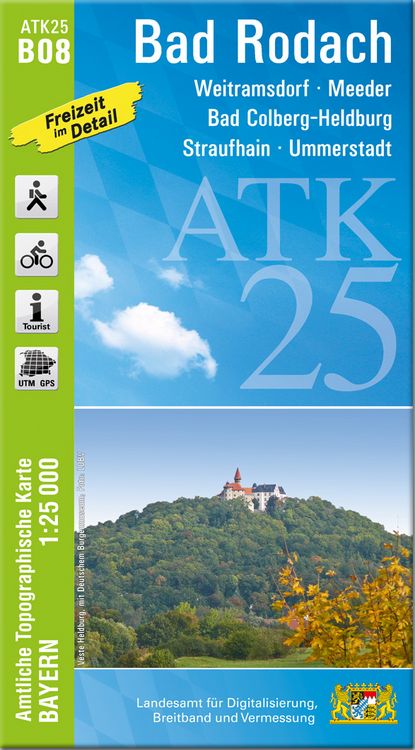 Produktbild: ATK25-B08 Bad Rodach (Amtliche Topographische Karte 1:25000)