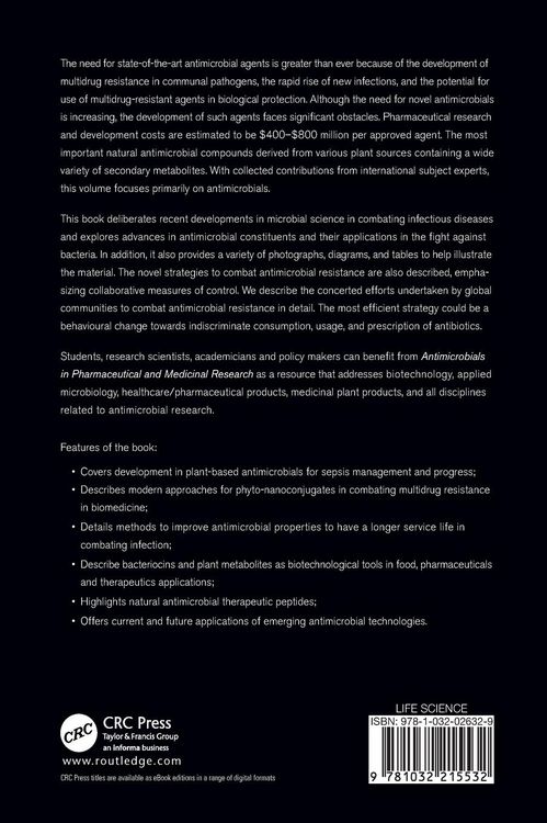 Produktbild: Antimicrobials in Pharmaceutical and Medicinal Research