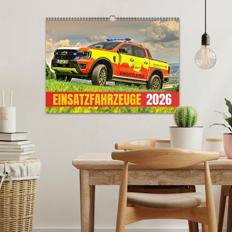 Produktbild: Einsatzfahrzeuge 112 (Wandkalender 2026 DIN A3 quer), CALVENDO Monatskalender