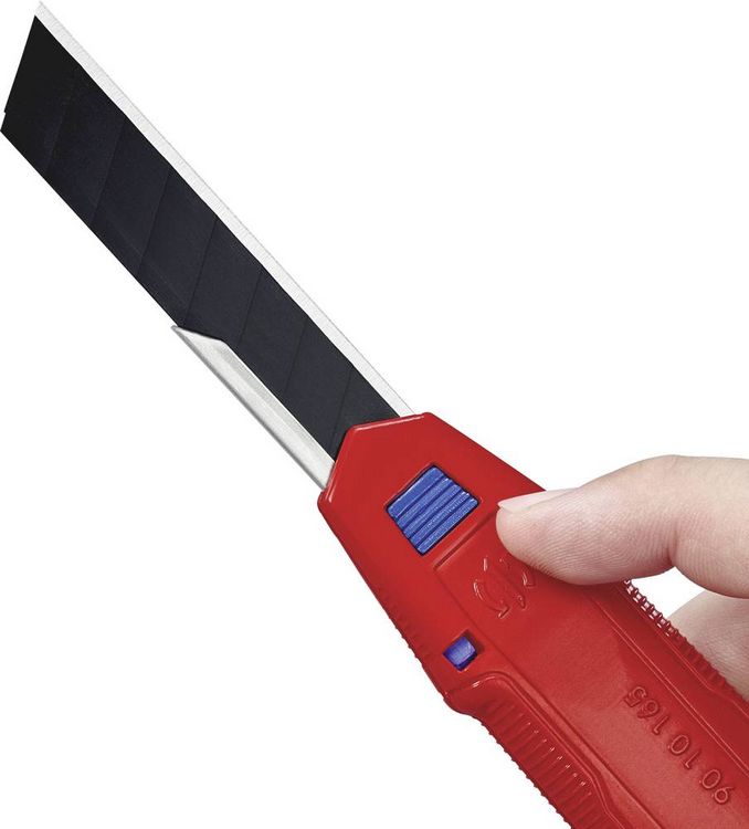 Produktbild: Knipex 90 10 165 BK 90 10 165 BK CutiX&reg; Universalmesser 165mm 1St.