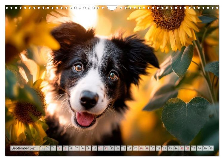 Produktbild: Border Collie - Magische Augenblicke (Wandkalender 2027 DIN A3 quer), CALVENDO Monatskalender