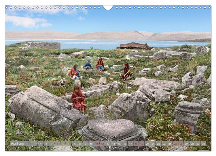 Produktbild: Heiliges Land um das Jahr 1900 - Fotos neu restauriert und koloriert (Wandkalender 2026 DIN A3 quer), CALVENDO Monatskalender