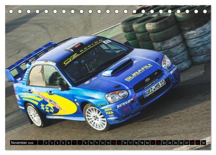 Produktbild: SCHNELL! AUTHENTISCH! MITTENDRIN! - RALLYE! (Tischkalender 2026 DIN A5 quer), CALVENDO Monatskalender