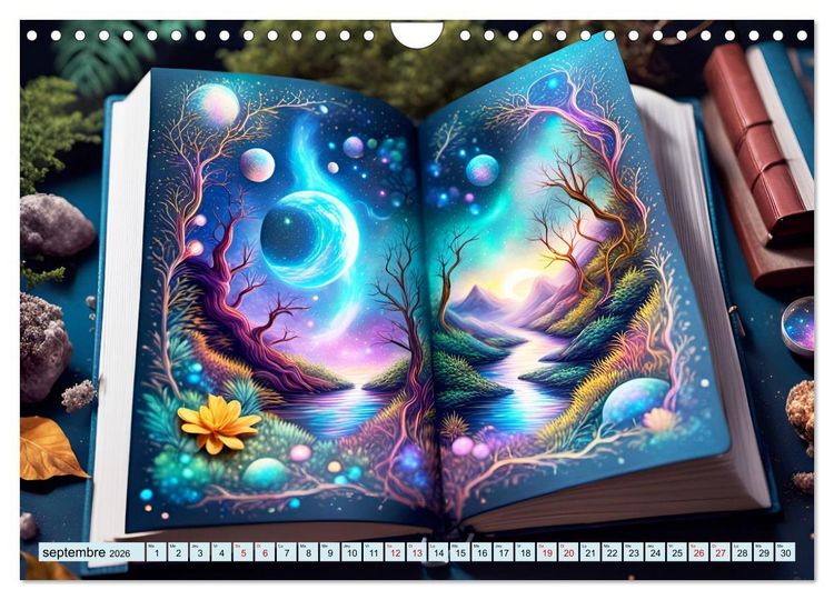 Produktbild: Univers magique (Calendrier mural 2026 DIN A4 vertical), CALVENDO calendrier mensuel
