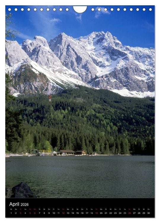 Produktbild: Idyllische Landschaften in Bayern (Wandkalender 2026 DIN A4 hoch), CALVENDO Monatskalender