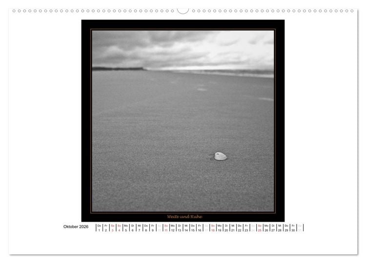 Produktbild: Wangerooge in Fine Art (Wandkalender 2026 DIN A2 quer), CALVENDO Monatskalender