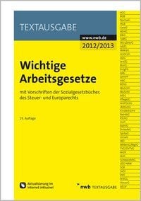Produktbild: Wichtige Arbeitsgesetze