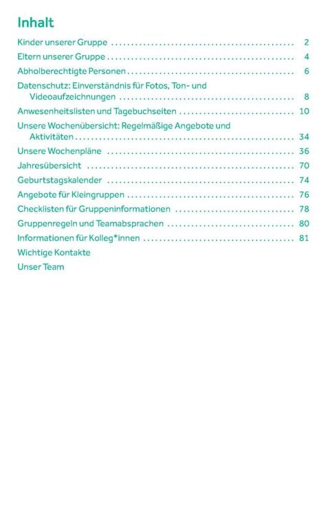 Produktbild: Das Kita-Gruppentagebuch (DIN A 4, Variante "Orange")