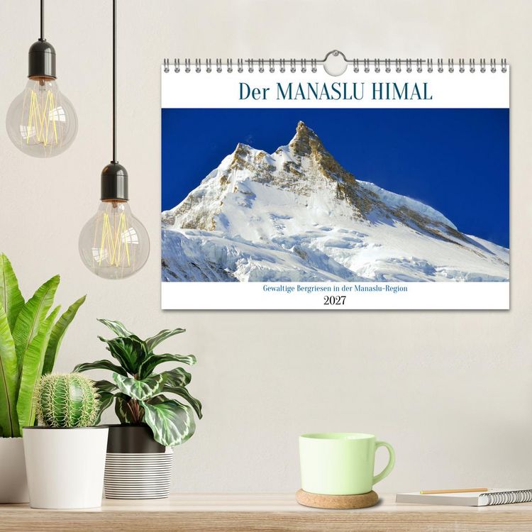 Produktbild: Der Manaslu Himal, gewaltige Bergriesen (Wandkalender 2027 DIN A4 quer), CALVENDO Monatskalender