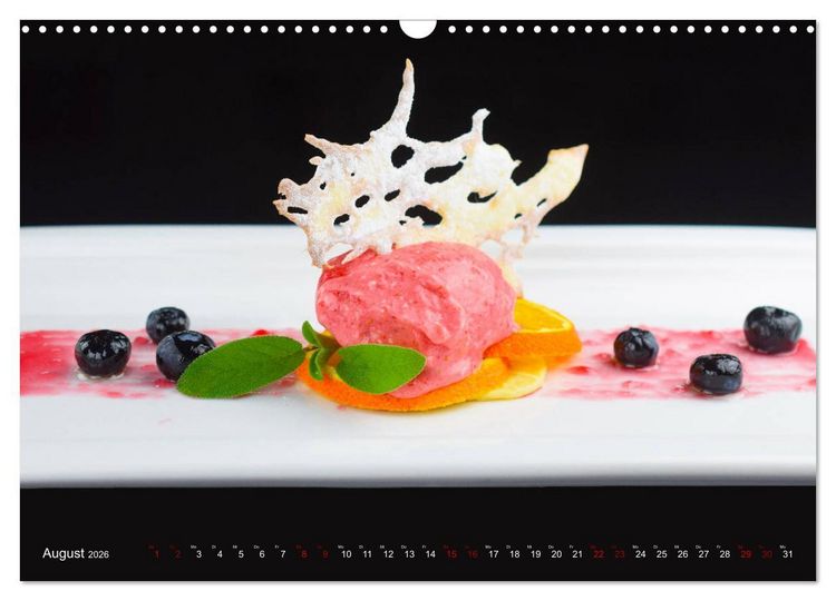 Produktbild: DESSERTVARIATIONEN (Wandkalender 2026 DIN A3 quer), CALVENDO Monatskalender