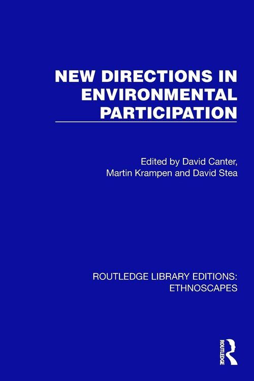 Produktbild: New Directions in Environmental Participation