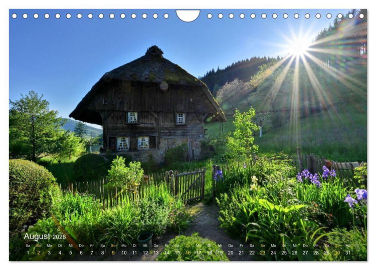 Produktbild: Faszination Schwarzwald (Wandkalender 2026 DIN A4 quer), CALVENDO Monatskalender