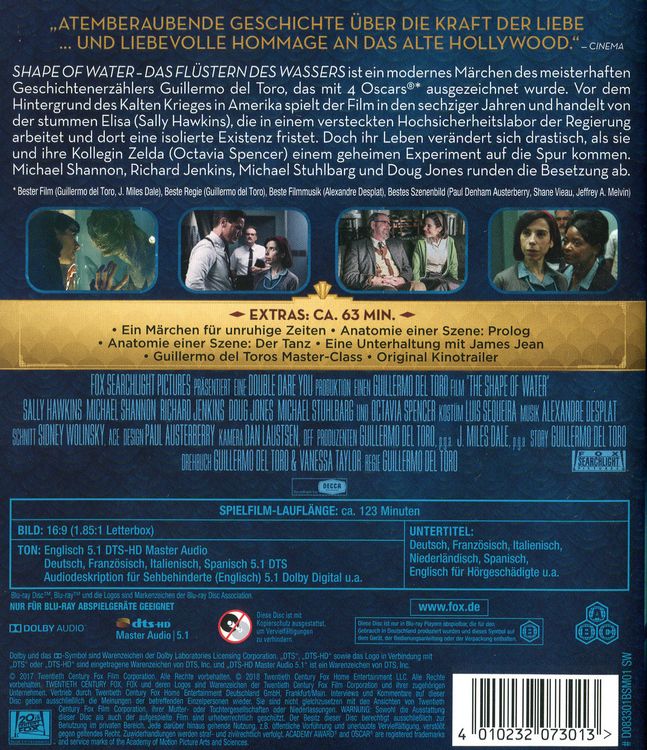 Produktbild: Shape of Water - Das Fl&uuml;stern des Wassers