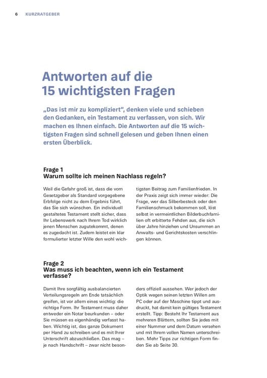 Produktbild: Das Nachlass-Set
