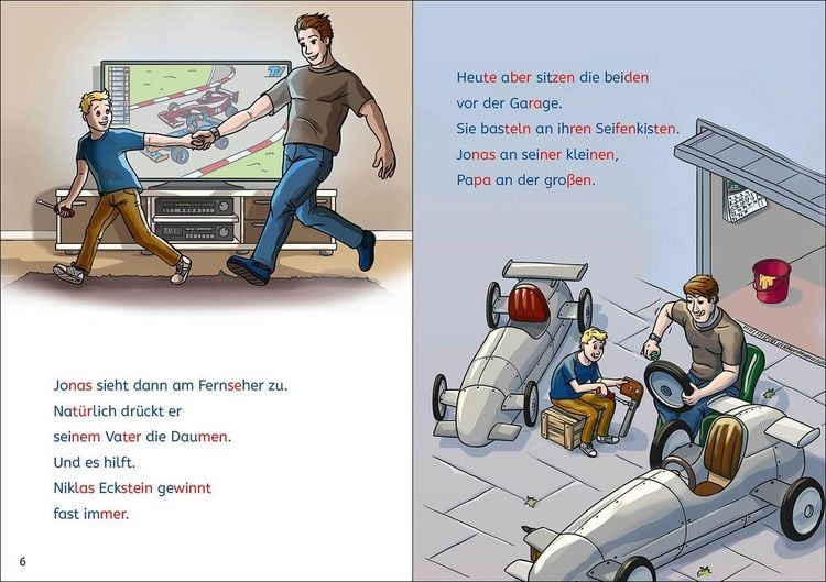 Produktbild: Lesel&ouml;wen Lesetraining 2. Klasse - Vollgas auf der Rennstrecke