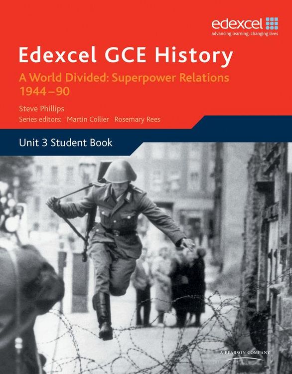 Produktbild: Edexcel GCE History A2 Unit 3 E2 A World Divided: Superpower Relations 1944-90