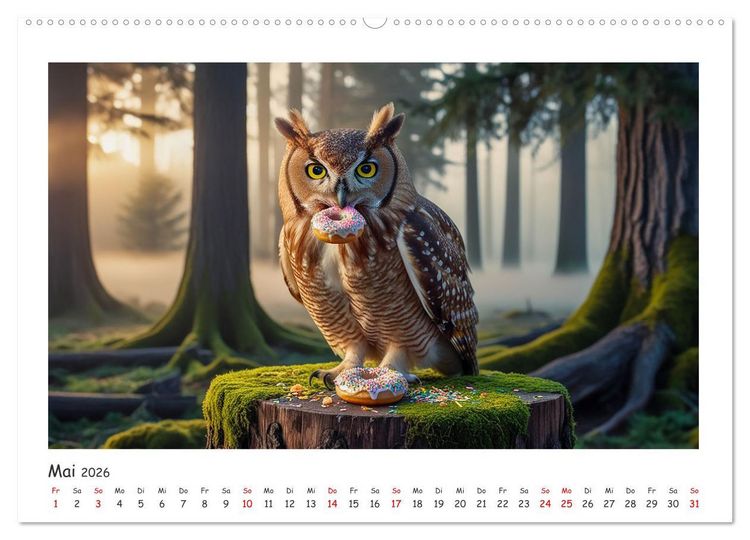 Produktbild: Mahlzeit... Wie wir Sie selten sehen! (Wandkalender 2026 DIN A2 quer), CALVENDO Monatskalender