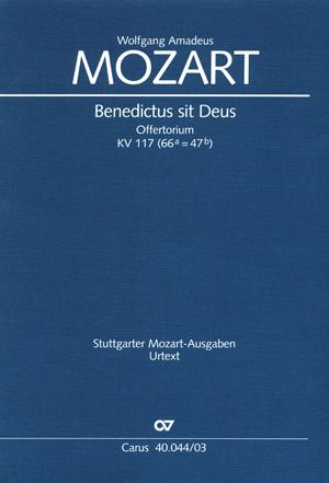 Produktbild: Benedictus sit Deus Pater (Klavierauszug)